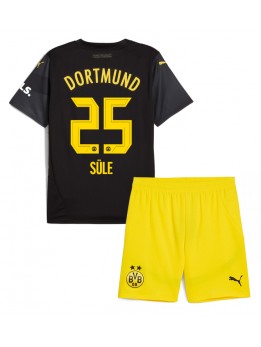 Borussia Dortmund Niklas Sule #25 Replika Borta Kläder Barn 2024-25 Kortärmad (+ byxor)